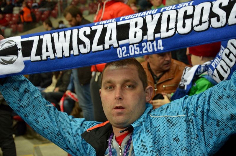 Szubińscy kibice na narodowym dopingowali Zawiszę Bydgoszcz