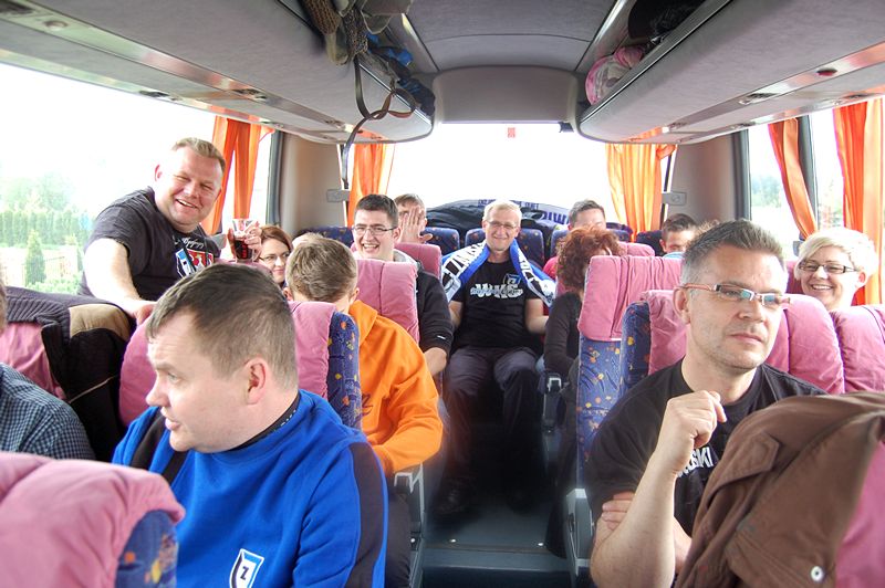 Szubińscy kibice na narodowym dopingowali Zawiszę Bydgoszcz