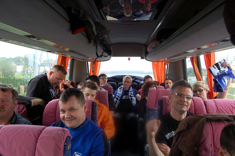 Szubińscy kibice na narodowym dopingowali Zawiszę Bydgoszcz