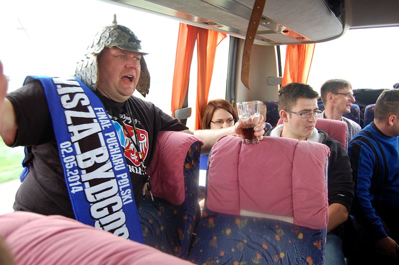 Szubińscy kibice na narodowym dopingowali Zawiszę Bydgoszcz