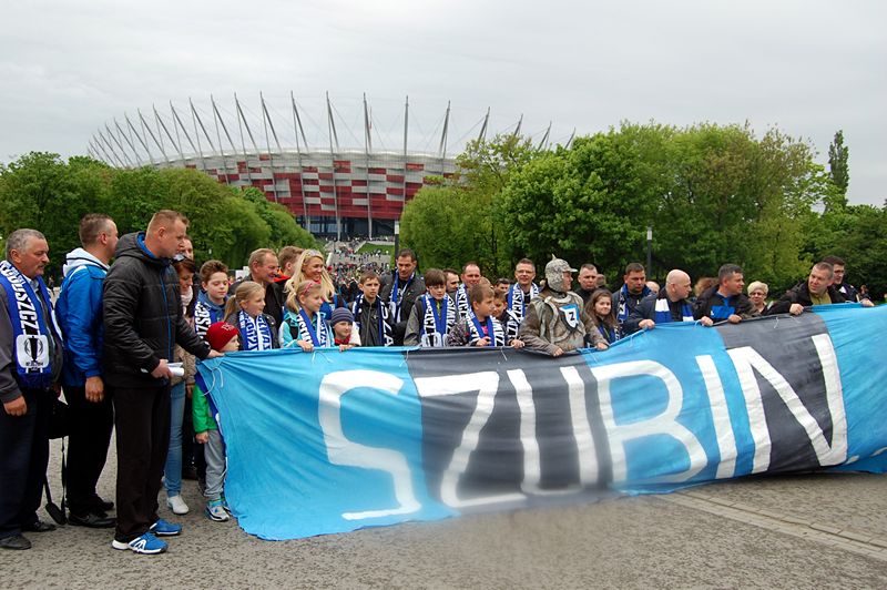 Szubińscy kibice na narodowym dopingowali Zawiszę Bydgoszcz