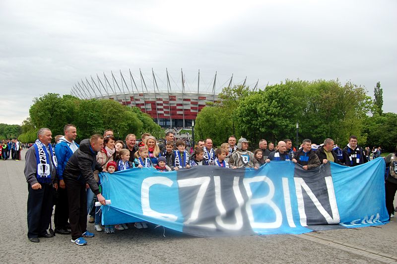 Szubińscy kibice na narodowym dopingowali Zawiszę Bydgoszcz