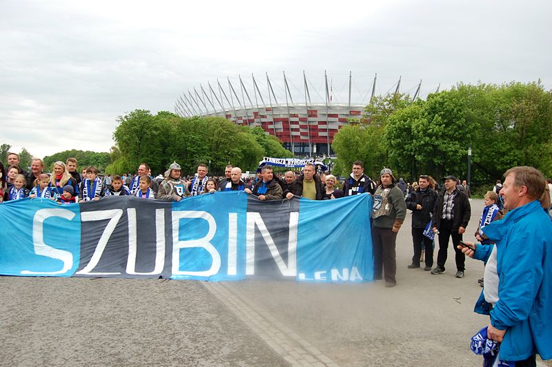 Szubińscy kibice na narodowym dopingowali Zawiszę Bydgoszcz