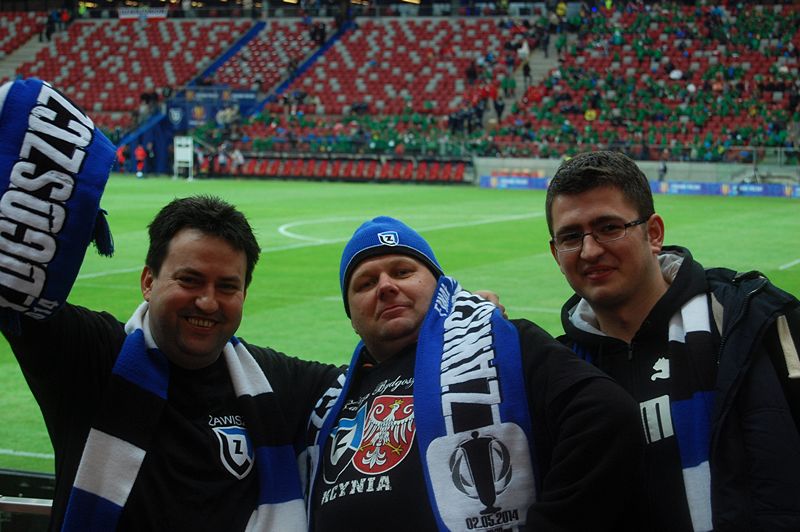 Szubińscy kibice na narodowym dopingowali Zawiszę Bydgoszcz