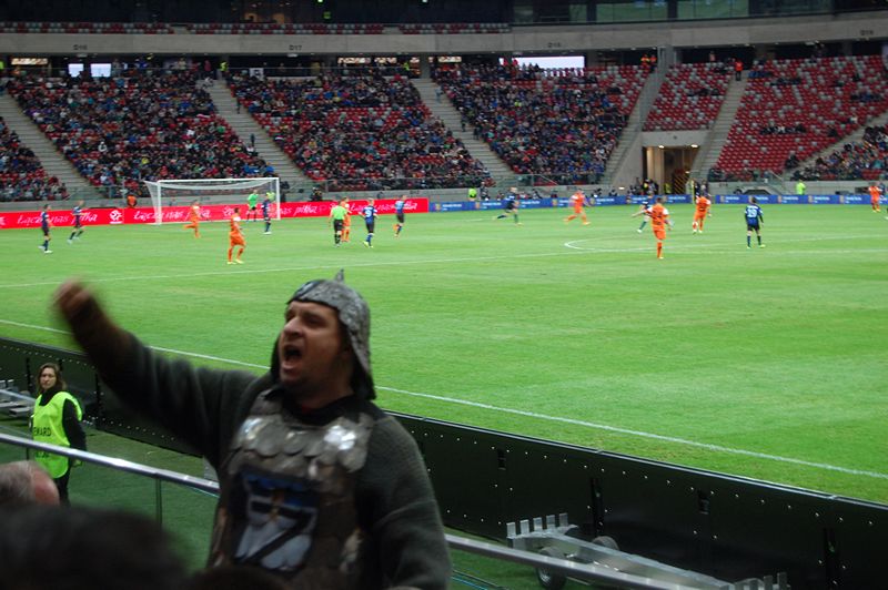 Szubińscy kibice na narodowym dopingowali Zawiszę Bydgoszcz