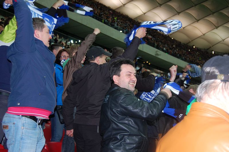 Szubińscy kibice na narodowym dopingowali Zawiszę Bydgoszcz