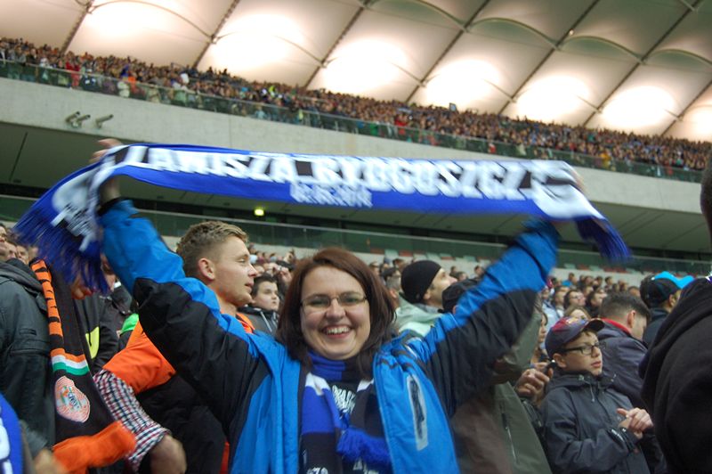 Szubińscy kibice na narodowym dopingowali Zawiszę Bydgoszcz