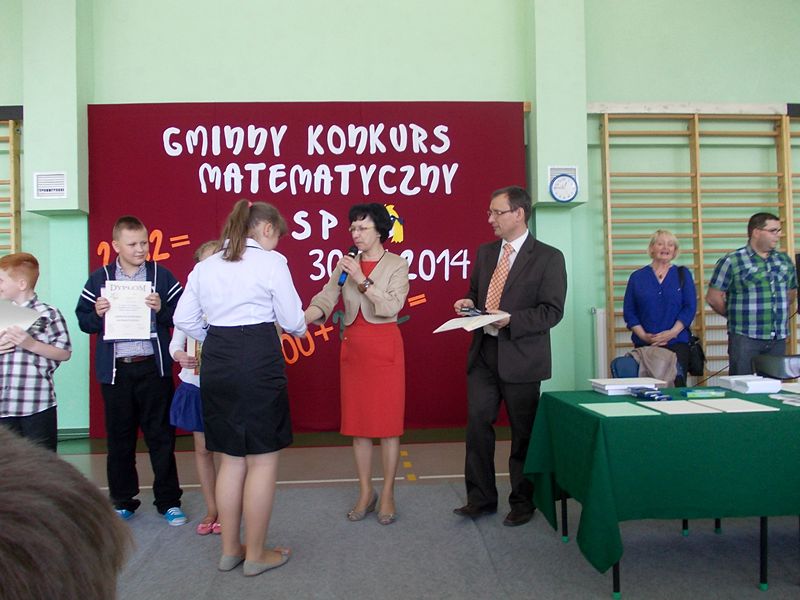 Gminny Konkurs Matematyczny Szkół Podstawowych