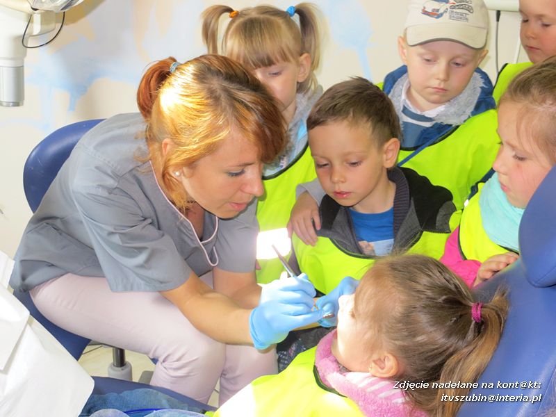 Pszczółki i Zuchy z wizytą w Family Dental w Bydgoszczy