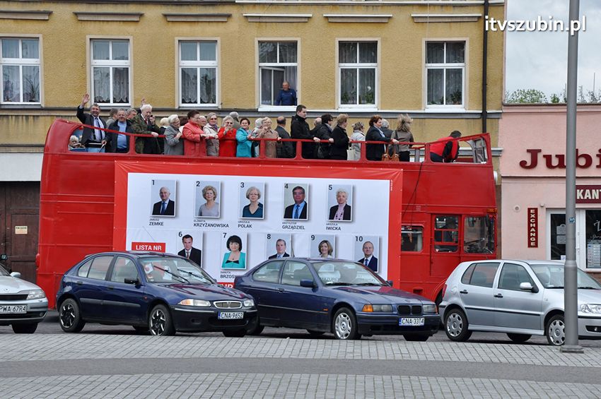 Londyński autobus zawitał do Szubina