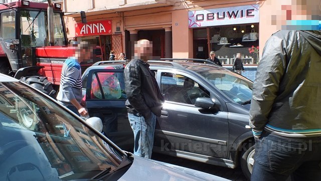 Kolizja na ul. Bydgoskiej w Nakle nad Notecią