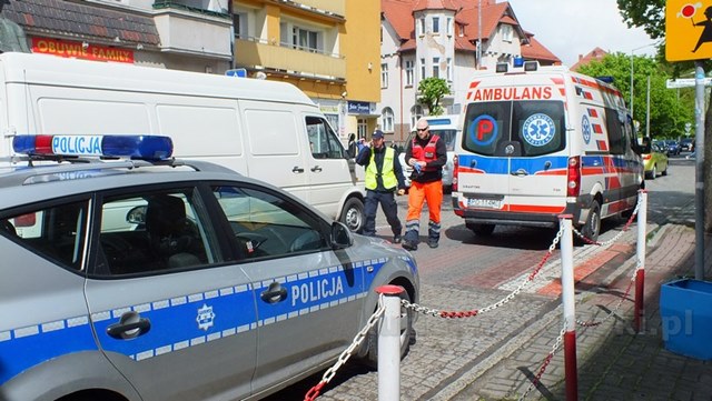 Kolizja na ul. Bydgoskiej w Nakle nad Notecią