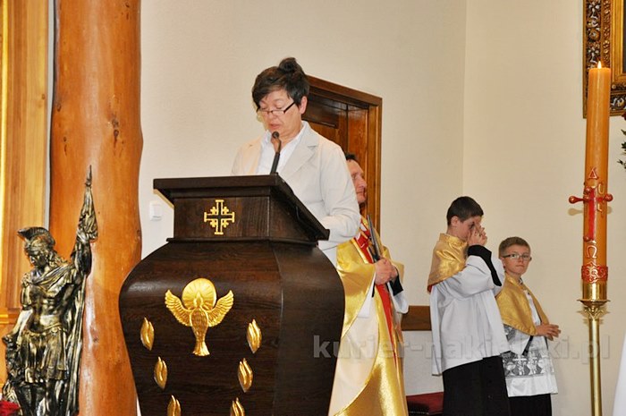 Wprowadzenie relikwii św. Floriana do kościoła w Zamościu [FILM]