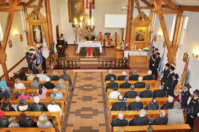 Wprowadzenie relikwii św. Floriana do kościoła w Zamościu [FILM]