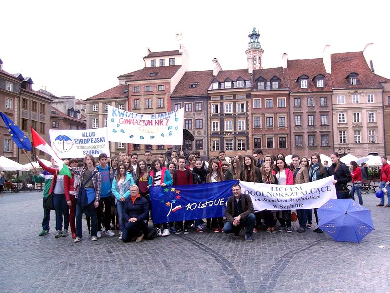 Szubińskie Kluby Europejskie na Paradzie Schumana w Warszawie