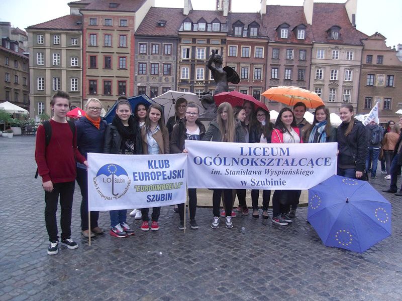 Szubińskie Kluby Europejskie na Paradzie Schumana w Warszawie