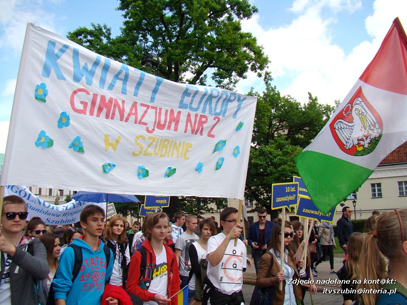 Szubińskie Kluby Europejskie na Paradzie Schumana w Warszawie