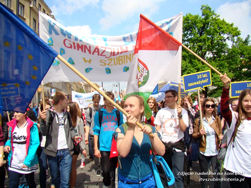 Szubińskie Kluby Europejskie na Paradzie Schumana w Warszawie