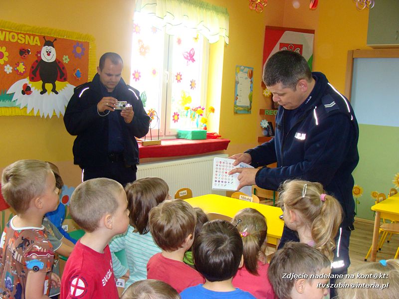 Policjant w przedszkolu