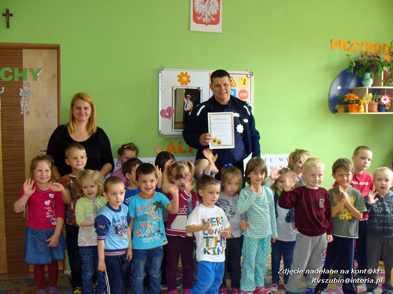 Policjant w przedszkolu