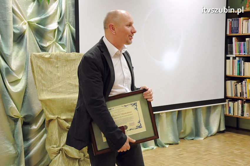 Uroczyste wręczenie medalu im. ks. Jana Kleina,Markowi Nikodemowi