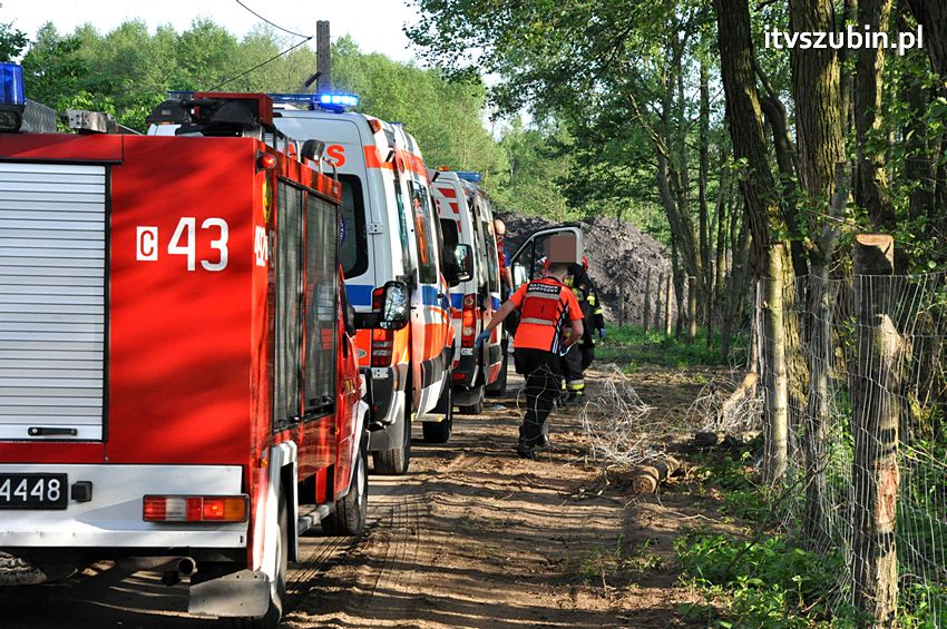Wypadek z udziałem motocyklisty koło Zazdrości