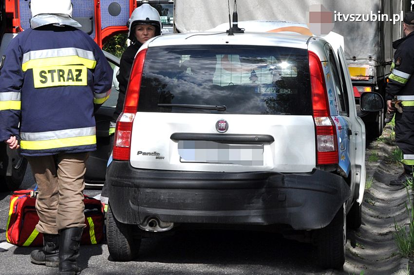 Zderzenie czterech samochodów koło Zamościa