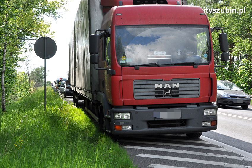 Zderzenie czterech samochodów koło Zamościa