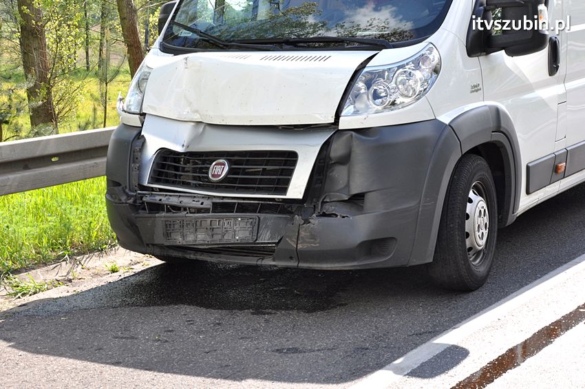 Zderzenie czterech samochodów koło Zamościa