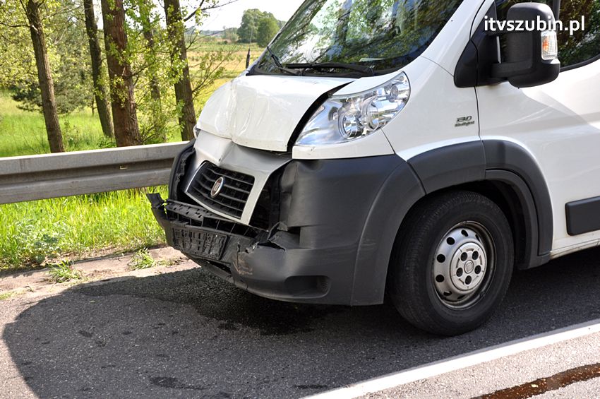 Zderzenie czterech samochodów koło Zamościa