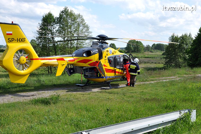 Zderzenie czterech samochodów koło Zamościa