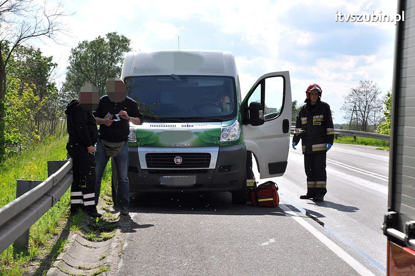 Zderzenie czterech samochodów koło Zamościa