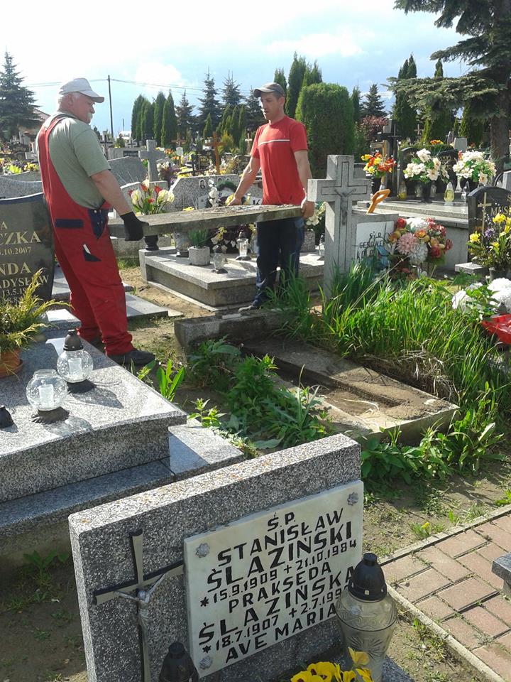 Renowacja mogiły powstańczej