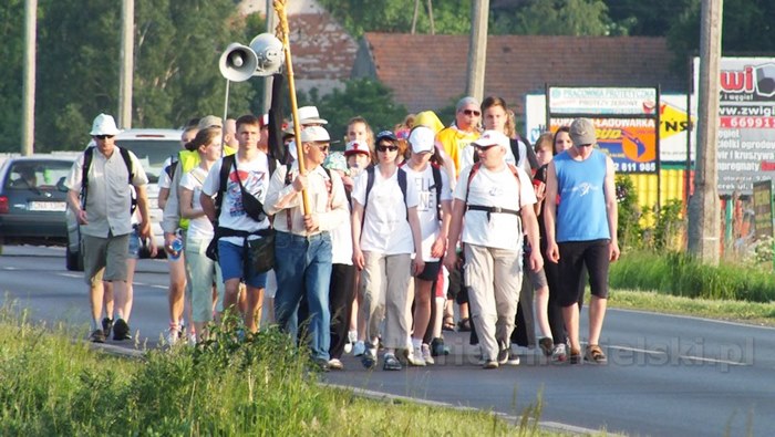 Pielgrzymka z Szubina dotarła do Nakła nad Notecią