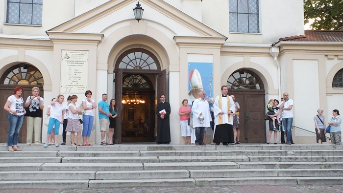 Pielgrzymka z Szubina dotarła do Nakła nad Notecią