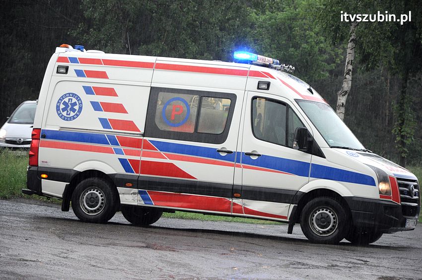 Kolizja trzech osobówek w Kołaczkowie