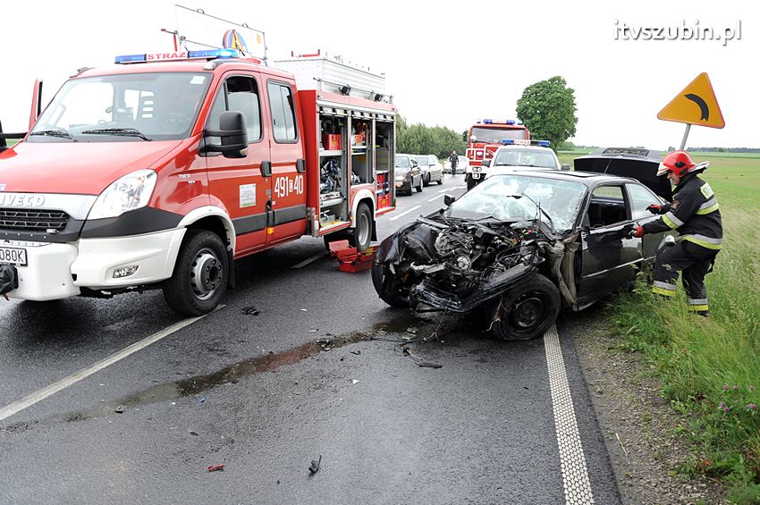 Osiem osób poszkodowanych w wypadku w Starym Jarużynie