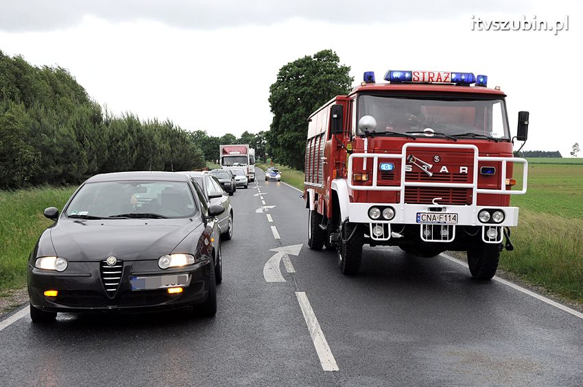 Osiem osób poszkodowanych w wypadku w Starym Jarużynie