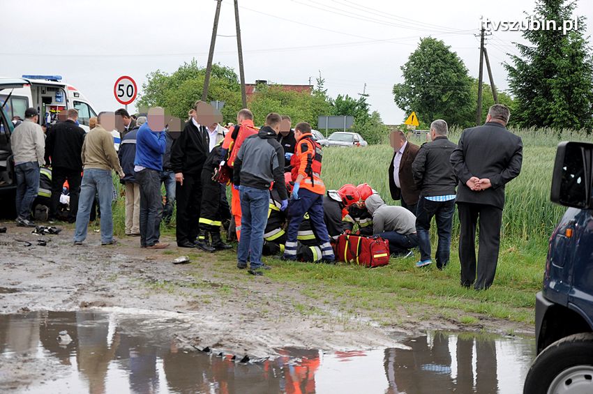 Osiem osób poszkodowanych w wypadku w Starym Jarużynie