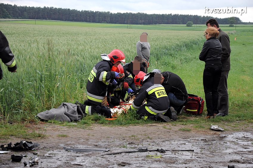 Osiem osób poszkodowanych w wypadku w Starym Jarużynie