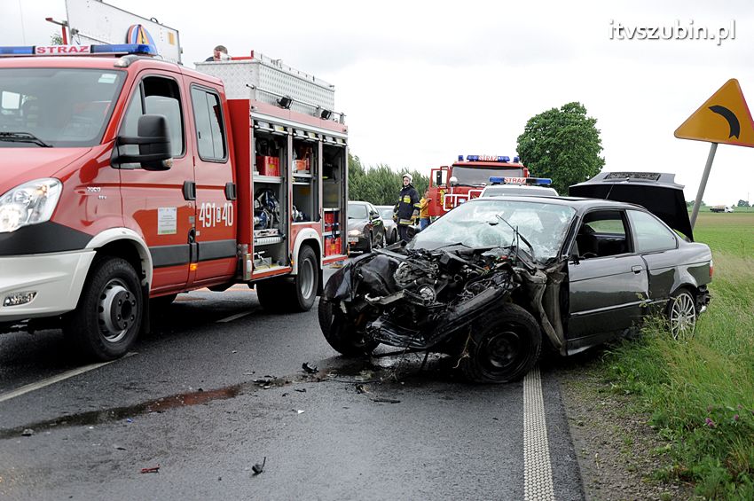 Osiem osób poszkodowanych w wypadku w Starym Jarużynie