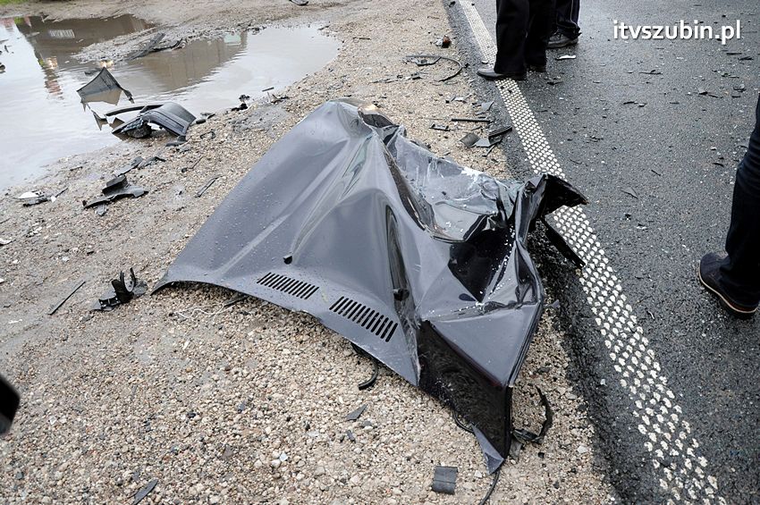 Osiem osób poszkodowanych w wypadku w Starym Jarużynie