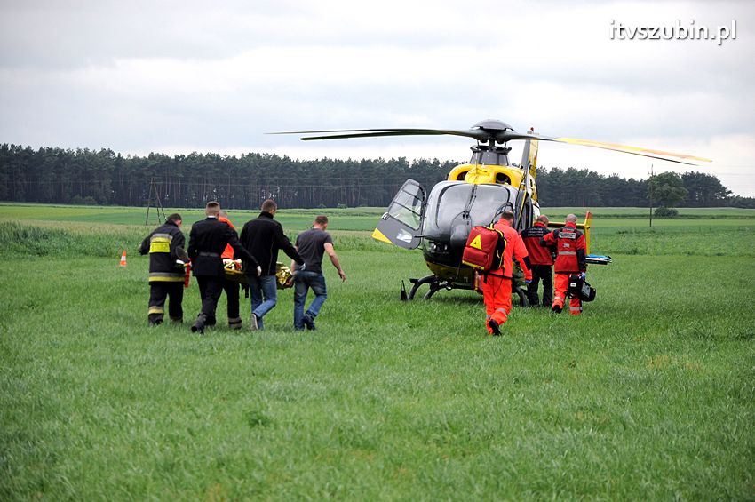 Osiem osób poszkodowanych w wypadku w Starym Jarużynie