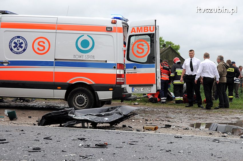 Osiem osób poszkodowanych w wypadku w Starym Jarużynie