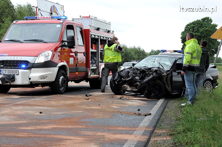 Osiem osób poszkodowanych w wypadku w Starym Jarużynie