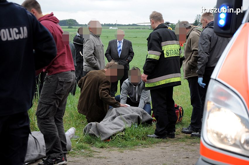 Osiem osób poszkodowanych w wypadku w Starym Jarużynie