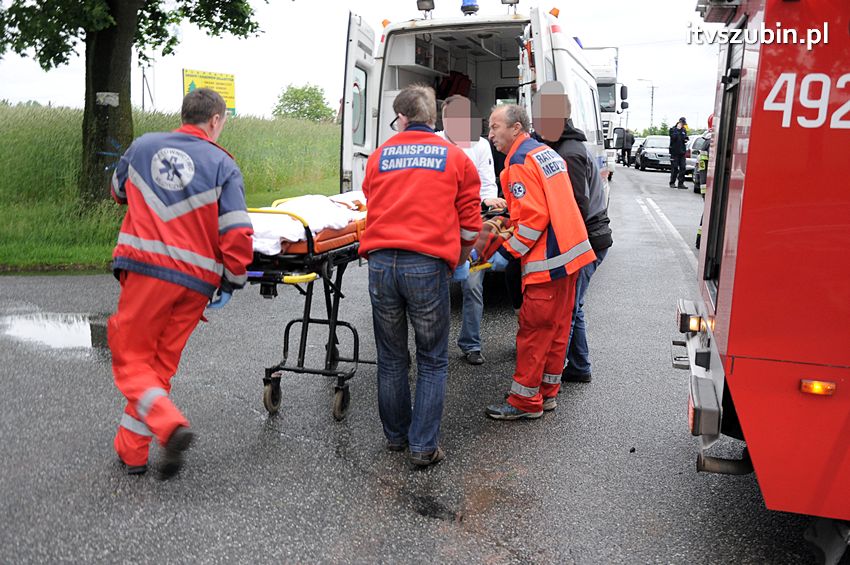 Osiem osób poszkodowanych w wypadku w Starym Jarużynie