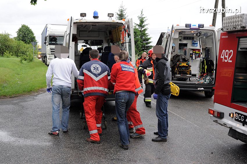 Osiem osób poszkodowanych w wypadku w Starym Jarużynie
