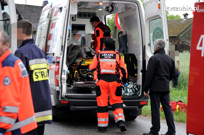 Osiem osób poszkodowanych w wypadku w Starym Jarużynie