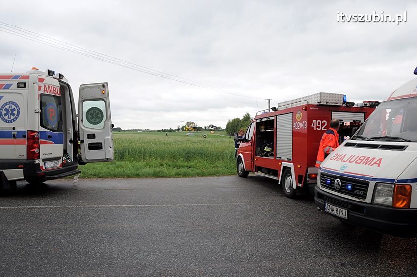 Osiem osób poszkodowanych w wypadku w Starym Jarużynie